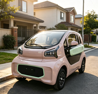 Voiture électrique mini 5000W à deux portes pour usage domestique intelligent, conduite à gauche/droite, batterie lithium 70-90 kWh, autonomie 101-200 km, vitesse 65 km/h, vente en gros