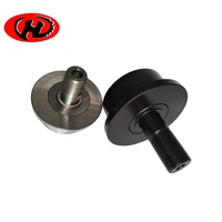 Rouleau de guidage robuste, finition peinture poudre, peinture noire, bride simple, rouleaux de guidage en acier pour ascenseur