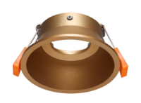 Luminaire de projecteurs fixes modernes rond Cob LED Downlight Frame Anti Glare GU10 Spot Light Black 90mm Cut Out RF2