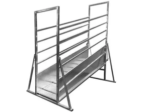 Rampe de chargement portable pour bétail, robuste, en acier au carbone galvanisé, revêtement en poudre, antirouille, pour moutons, bovins, chèvres - Product Image 3