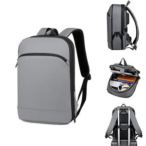 <span class=keywords><strong>Mochila</strong></span> para Portátil de PU Ultra Delgada y Expandible de Alta Calidad, Directo de Fábrica, Maletín para <span class=keywords><strong>Hombre</strong></span>, para Universidad, Negocios, Moderno y Portátil - Product Image 1