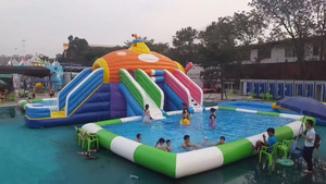 Nhà máy xách tay nhựa Chèo Thuyền Hồ bơi bơm hơi trò chơi Aqua thuyền sự khác biệt màu sắc thuyền cho trẻ em và người lớn - Product Image 5