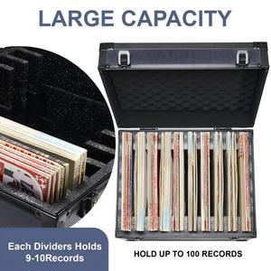 Xách tay LP Album kỷ lục hộp lưu trữ cổ điển Vinyl trường hợp kỷ lục bền mang trường hợp cho hồ sơ - Product Image 4