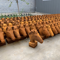 Statues de chevaux décoratives en fonte pour l'extérieur