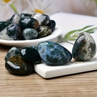 Pierres de moissanite naturelle polies de haute qualité, en éclats et galets, pour la fabrication de bijoux, les vases et les aquariums