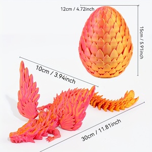 Servicio de Prototipado Rápido FDM 3D Personalizado con Modelo de Dragón Chino, Muñeco de Nieve Navideño de Plástico PLA ABS, Regalo para Niños en Oferta - Product Image 2
