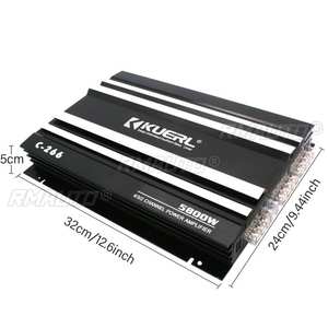 Amplificador de Audio para Auto de 5800 Vatios, 4 Canales, 12V, Amplificador de Potencia para Auto, Amplificador de Audio para Autos, Amplificador para Subwoofer - Product Image 6