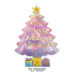 Wholesale Cartoon Christmas Ornaments Holiday Supplies Foil <b>Balloon</b> Home <b>Decor</b> Globos Party <b>Decoration</b> Sets - Product Image 3