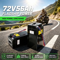 Paket Baterai Lithium Ion Semi-Solid State LFP 48V 60V 72V 50Ah untuk Sepeda Motor Listrik 2 Roda, Sepeda Motor Listrik, dan Tricycle Listrik Bertenaga Tinggi