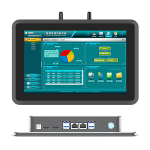 New 17 inch x86 không thấm nước không quạt công nghiệp AMD thế hệ 4 i5 đúng phẳng màn hình cảm ứng tất cả một bảng điều khiển hiển thị 3-năm bảo hành - Product Image 1