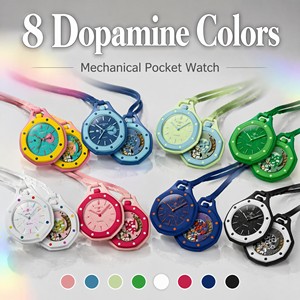Montre en biocéramique en gros d'usine, avec 8 coloris rafraîchissants, mouvement mécanique, les engrenages tournent. - Product Image 1