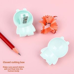 Taille-crayon miniature X530 en gros, mignon et créatif, en forme de dessin animé Kawaii, pour fournitures scolaires et cadeaux pour enfants - Product Image 3