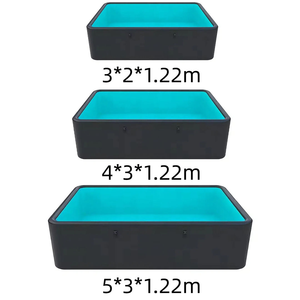 Baignoire <span class=keywords><strong>de</strong></span> glace gonflable rectangulaire en PVC Drop Stitch haut <span class=keywords><strong>de</strong></span> gamme 2026, très vendue, pour bain froid et <span class=keywords><strong>piscine</strong></span> hors sol - Product Image 1