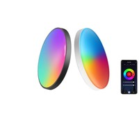 Lámpara de Techo Inteligente con Atenuación y Ajuste de Color, Material PP/PC, Triple Protección, Control Remoto por Aplicación, Compatible con Alexa, Personalizable