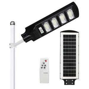 Lampadaire Solaire LED RC 50W 100W 150W avec Capteur Radar, Étanche IP65, pour Extérieur, Place Publique, Jardin, Cour, Allée - Product Image 1