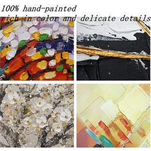 100% animaux verticaux peints à la main <span class=keywords><strong>Pop</strong></span> <span class=keywords><strong>Art</strong></span> contemporain moderne abstrait cerf toile peinture à l'huile - Product Image 3