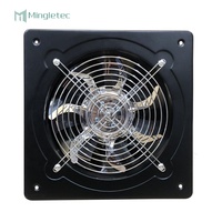 Ventilateur d'évacuation d'air silencieux Mingle 220V pour la maison, la salle de bain, la cuisine, montage mural