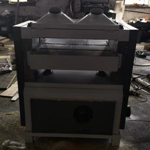 Raboteuse à double face à alimentation automatique, machine à raboter le bois industrielle robuste, 5 kW, 15 m/min, table coulissante équipée - Product Image 1