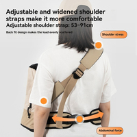 Sangle de transport extérieure durable et renforcée en éponge élargie, grande capacité, anti-évasion, pour chat, chiot et autres animaux de compagnie