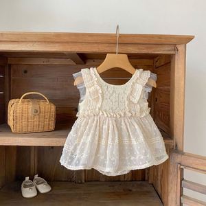 Engepapa Zomer Baby Rompertje Zonder Mouwen, Katoenen Mode Baby Meisjes Jumpsuit, Baby Meisjes Kleding - Product Image 5