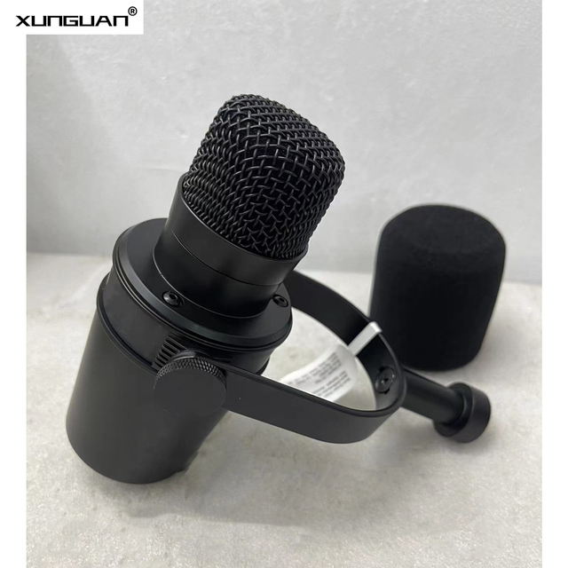 MV7X Studio Record Wired Microphone XLR & USB Dynamic Podcasting Auto Level Mode All-metal Mic Construction for Recording Studio