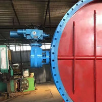 Vanne papillon électrique à bride pour la ventilation, la suppression de la poussière et la régulation des conduites de fumées
