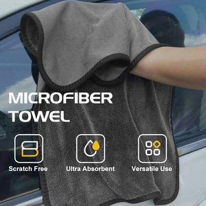 섬세한 자동차 페인트에 제로 스크래치를 위한 싱글 레이어 트위스트 루프 극세사 타월 속건 친환경 울트라 소프트 - Product Image 4