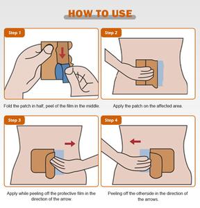 Knie-, Knöchel-, Rücken-und Nackens chmerz linderung Wärme therapie Massage pflaster Verbessert die Mobilität Langlebig Lindert 12 Stunden - Product Image 5