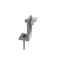 SunRack SFS-LF Natural Silver Anodized Pemasangan Mudah Aluminium L Feet Hook Flashing Asphalt Shingle Solar Mount Metal Roof