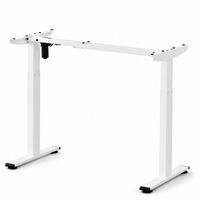 Bureau d'ordinateur portable électrique ergonomique moderne, table convertible réglable en hauteur, durable, pour le bureau à domicile, largement utilisé pour le travail assis-debout