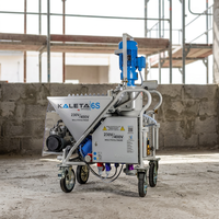 Machine à plâtrer multivoltagée 6S 230-400V pour plâtres légers, chaux, ciment, gypse
