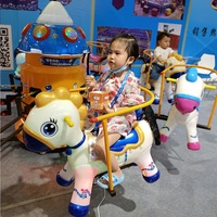 Manège pour enfants sur le thème d'un mini-bus à 8 places |   Machine d'amusement intérieure populaire pour les centres commerciaux