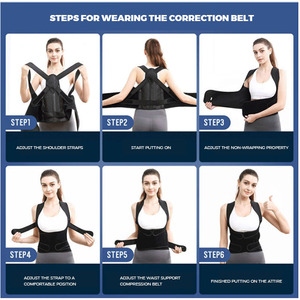 Chifory Nouveautés – Ceinture de Soutien Dorsal Ajustable et Flexible pour Scoliose, Protection Posturale en Caoutchouc pour Hommes et Femmes - Product Image 6