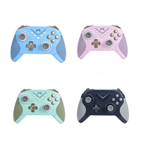 Nouvelle manette de jeu sans fil avec lumières RGB colorées pour Switch/PC/téléphone Android/iOS, joystick de jeu