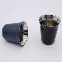 Gobelets à shot en acier inoxydable, verres à espresso, verres à boire incassables, shooters en métal