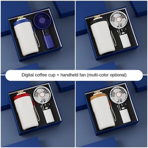 Ensemble cadeau d'entreprise promotionnel : mug + éventail pliable, impression de logo sur petite <span class=keywords><strong>commande</strong></span>, souvenirs - Product Image 2