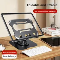 Support de téléphone pliable rotatif à 360 degrés YJ P5, support de tablette de bureau, support métallique universel pour diffusion en direct