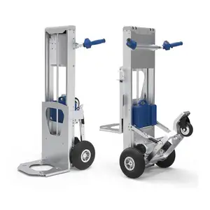 Mini Hand Cart Electric Folding Multi Dolly Troli Lipat Paling Kecil Trolley Lift Truck Mounted Heavy Equipment Moving Tools