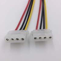 Cable Divisor de Alta Calidad SATA IDE de 4 Pines a Dos Conectores Hembra en Y, Adaptador de Alimentación