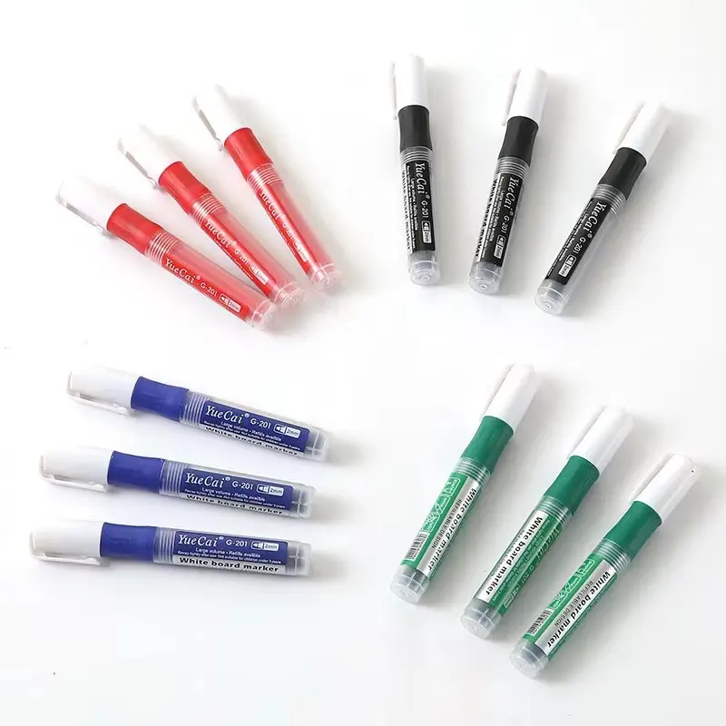 Niet-Giftige Whiteboard Pen Dry Erase Marker Inkt Hervulbare Whiteboard Marker Voor School En Kantoor