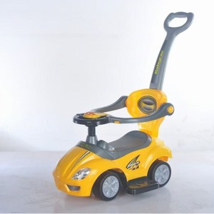 Auto Giocattolo Cavalcabile per Bambini da <span class=keywords><strong>2</strong></span> a 4 Anni 2024, Passeggino in Plastica a Spinta con Maniglia per Bambini Più Grandi - Product Image 1