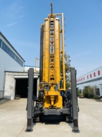 Foreuse de puits d'eau/perceuse de mine bon prix 100m-500m plate-forme de forage portative hydraulique diesel de puits d'eau