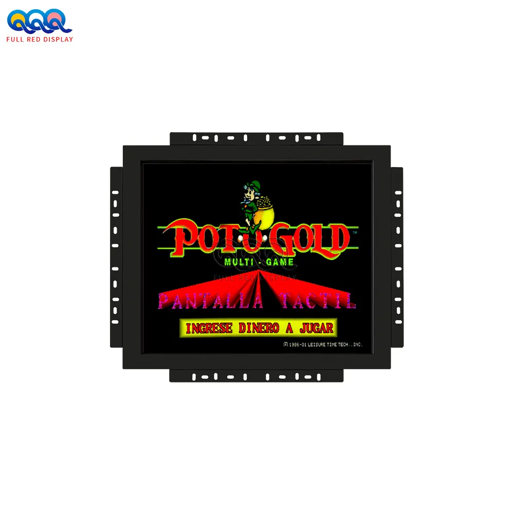 Fullred Monitor de pantalla táctil de 17 pulgadas IR POG Pot of Gold Game Monitor de pantalla táctil