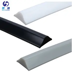 Self-adhesive Bathroom Silicone Seal Strip Water Stopper Flood Shower Barrier Collapsible Threshold