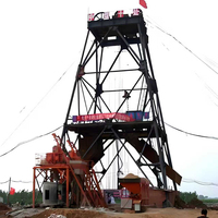 Structure en acier pour puits minier Q345B, diamètre du mât de 5,0 à 6,5 mètres, pour mines métalliques et non-métalliques