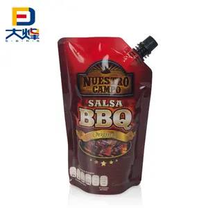 Pack Custom Printed Bevel Spout Pouch 500g 1kg Flexible Nozzle Bag Stand Up Corn Packaging Bag