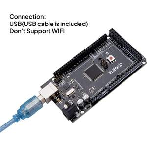 Placa ELEGOO MEGA R3 Cortex A8 con 256KB de Memoria + Cable USB, Kits de Placas de Demostración y Prototipos Compatibles con RoHS - Product Image 5