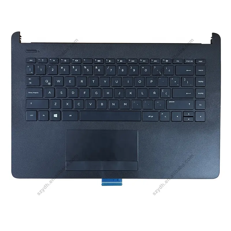 New Spanish Latin Keyboard For HP 14G-BR 14-BS 246 G6 245 G6 Palmrest Case Keyboard Bezel C Cover Black With Touchpad Notebook