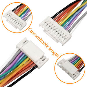 כבל מחבר מותאם אישית עם מחבר JST GH GHR 1.25 מ\\\"מ, 10 פינים, זכר ונקבה, מתוצרת מפעל - Product Image 2