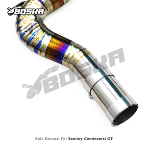 Sistema de Escape Personalizado con Válvula para Bentley Continental GT V12 6.0T 2018-2024, Tubo de Escape de Titanio Boska Racing, Silenciador - Product Image 4